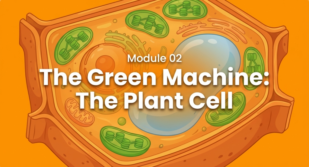 A8 M2 Plant Cell Illustration of a plant cell introducing plant cell structures.